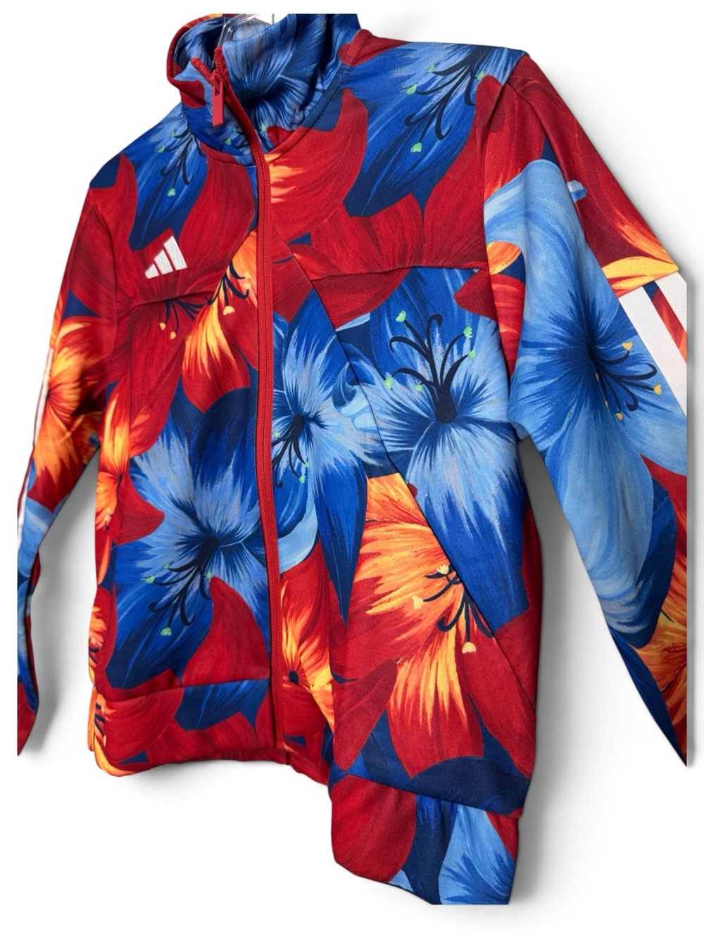 NWT adidas x FARM Rio House of Tiro Floral Track Jacket Women M - Picture 5 of 16